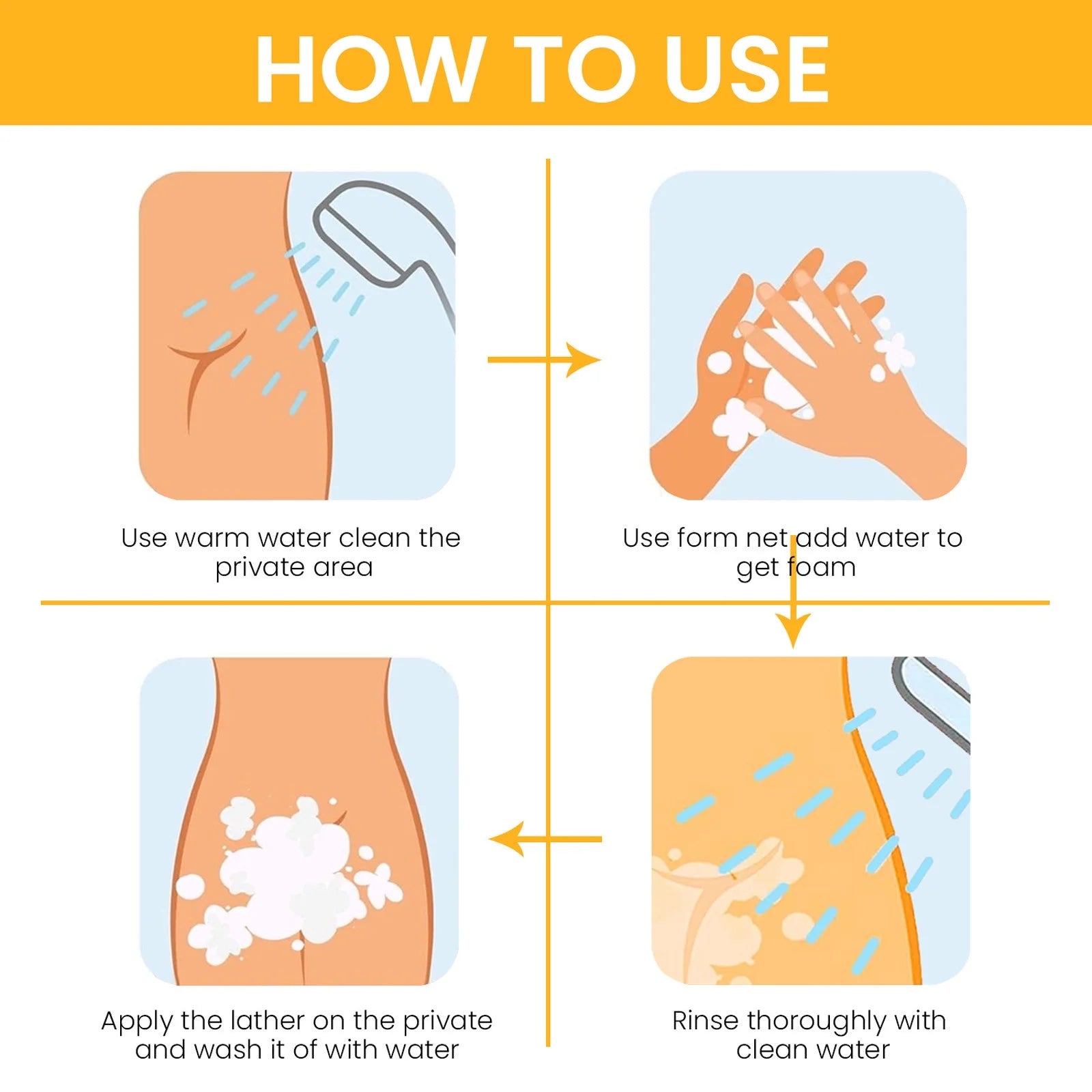 Yoni Soap Bars Wash, 100% Natural Pineapple Organic Yoni Bar Soap for Women Ph Balance, Moisturizing Care Soap with Foaming Net