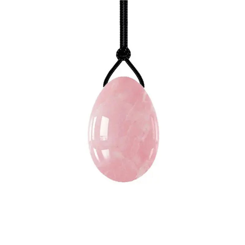 Natural Rose Quartz Yoni Egg Kegel Exercise Obsidian Jade Egg Vaginal Tightening Massage Crystal Balls for Women Health Care