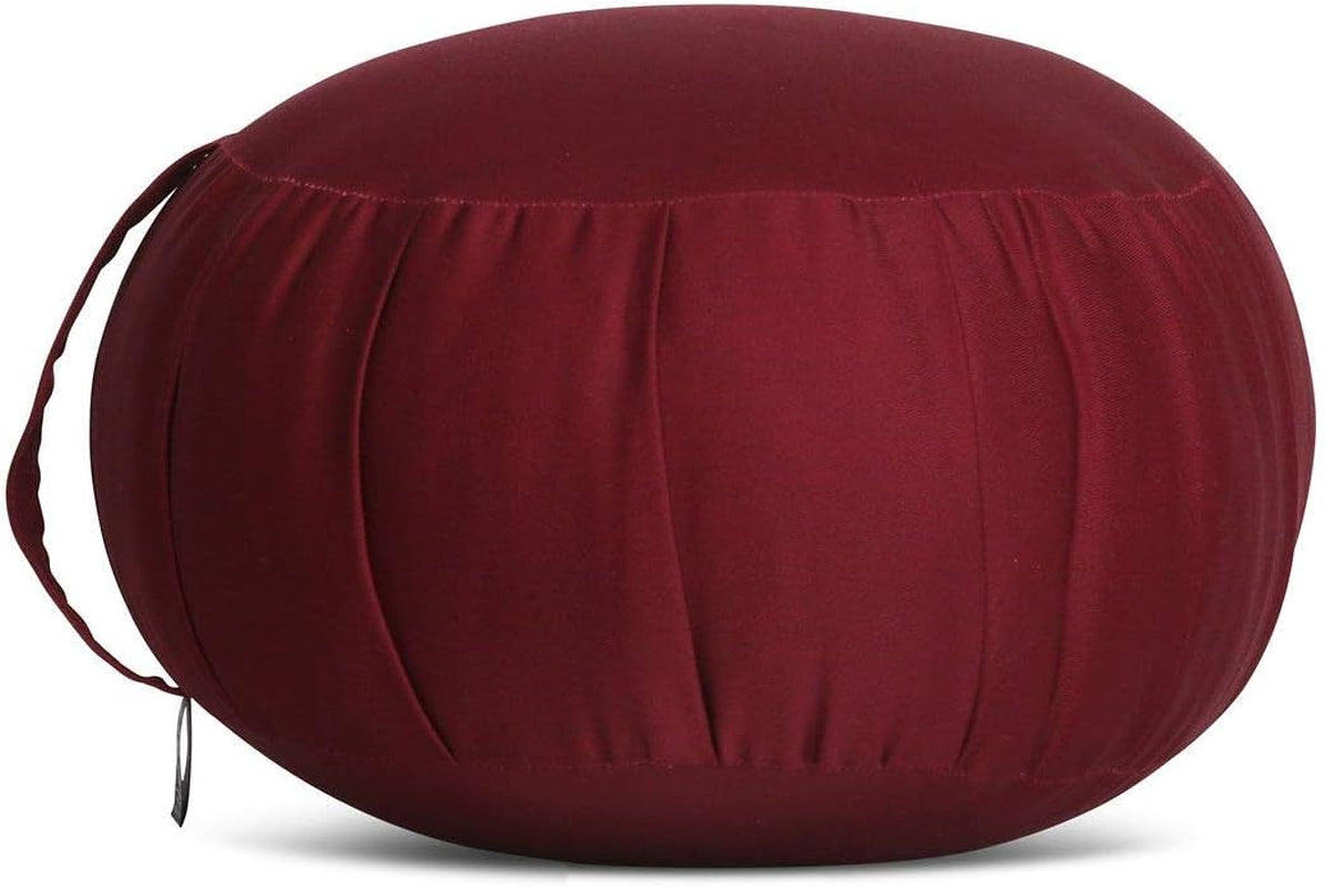 Zafu Meditation Cushion, No Cover - (Burgundy)