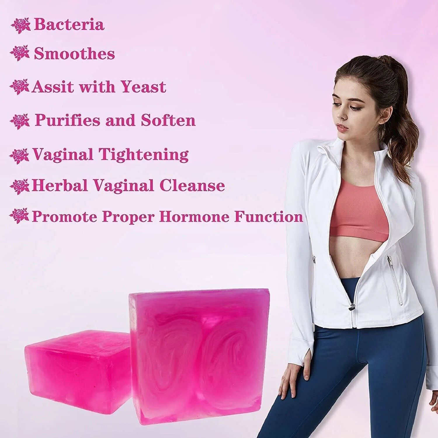 Intimate Soap Bars 100% Natural Ph Balance for Women 100G