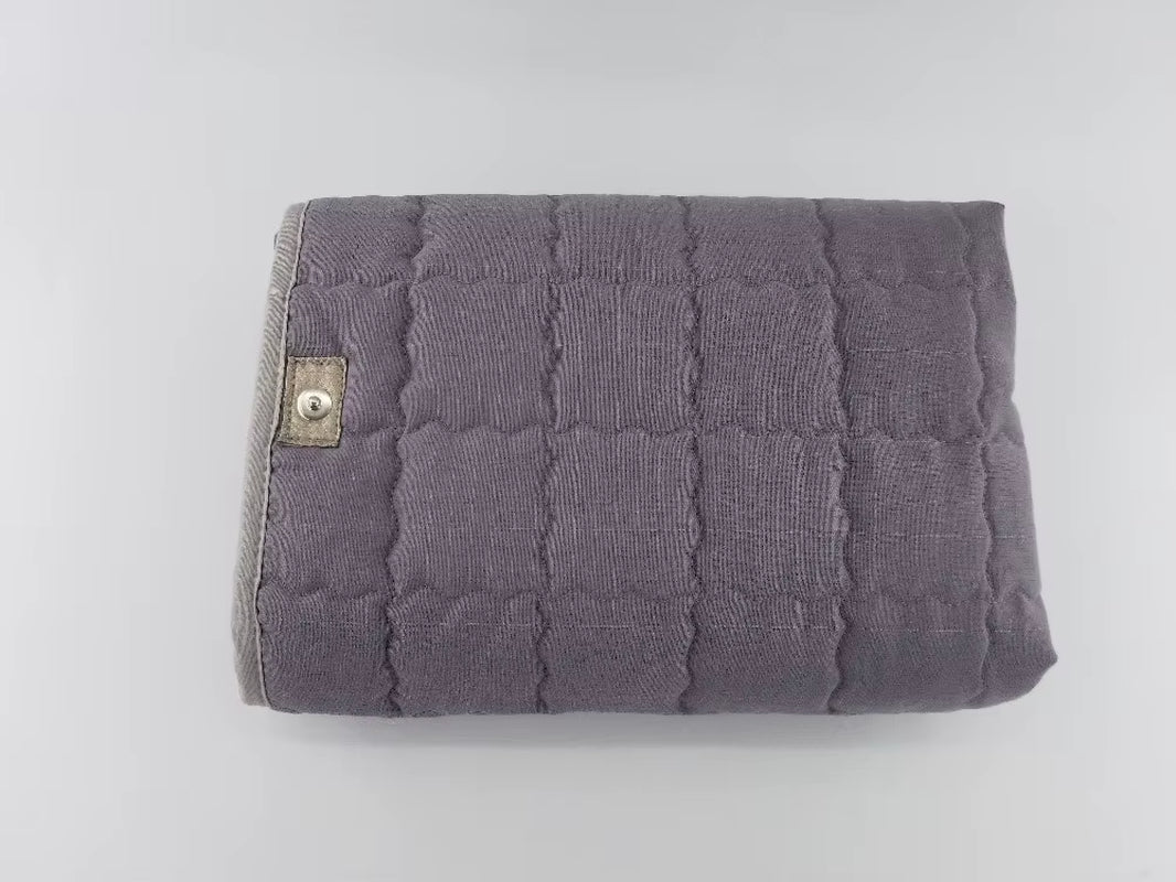 Grounding New Arrial  Throw Pad Seat Pad EMF Protection Conductive Mat 50*70Cm  Silver Plush Pad