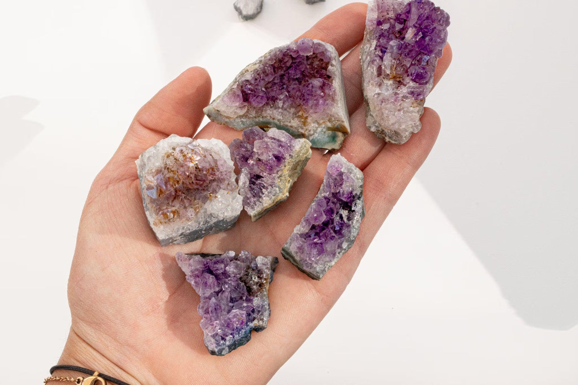 White Sage Smudge Kit, Amethyst Cluster, Palo Santo, Smudging Feather, Blue Sage, Cedar, Juniper, Rosemary, Yerba Santa, Home Detox Cleanse