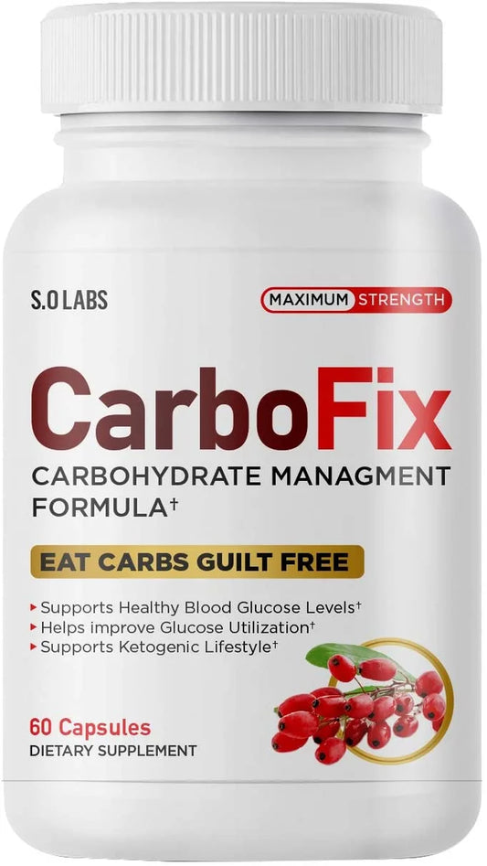 Carbofix Pills Supplement Tea Reviews Gold Solo Vida Carbo Fix (60 Capsules)