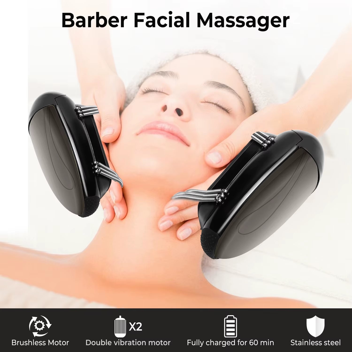 Barber Massager Handheld Head Massager Professional Cord Cordless Electric Body Massager Relaxation Men'S Barberology Massager