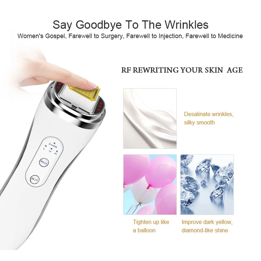 Radio Frequency Facial Lifting Machine Dot Matrix Wrinkle Removal Skin Tightening RF High Frequency Facial Care Device
