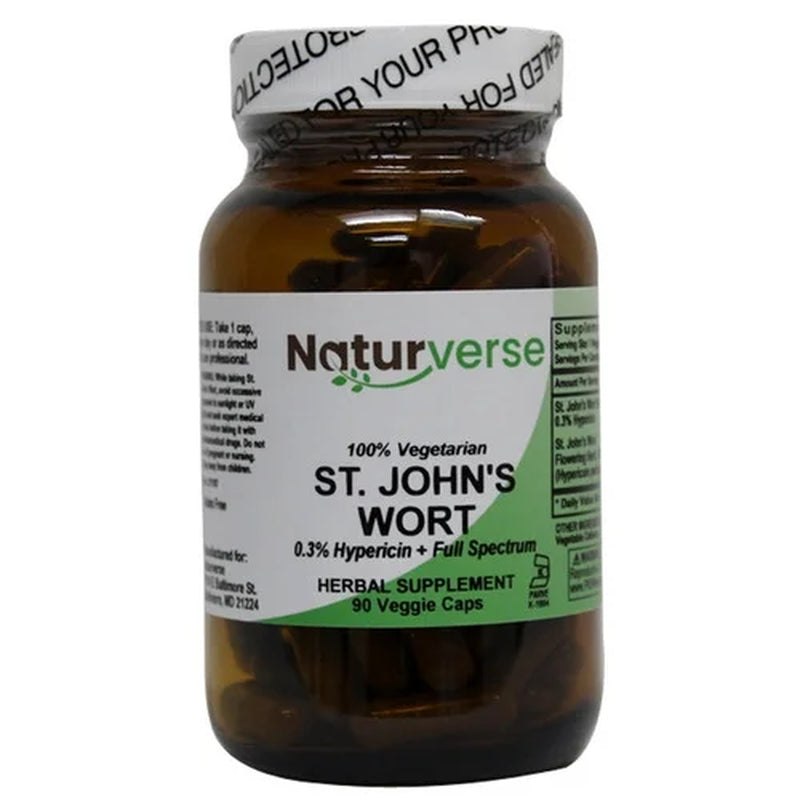 St John'S Wort Powder Capsules, Herbal Supplements, 90 Vegcaps