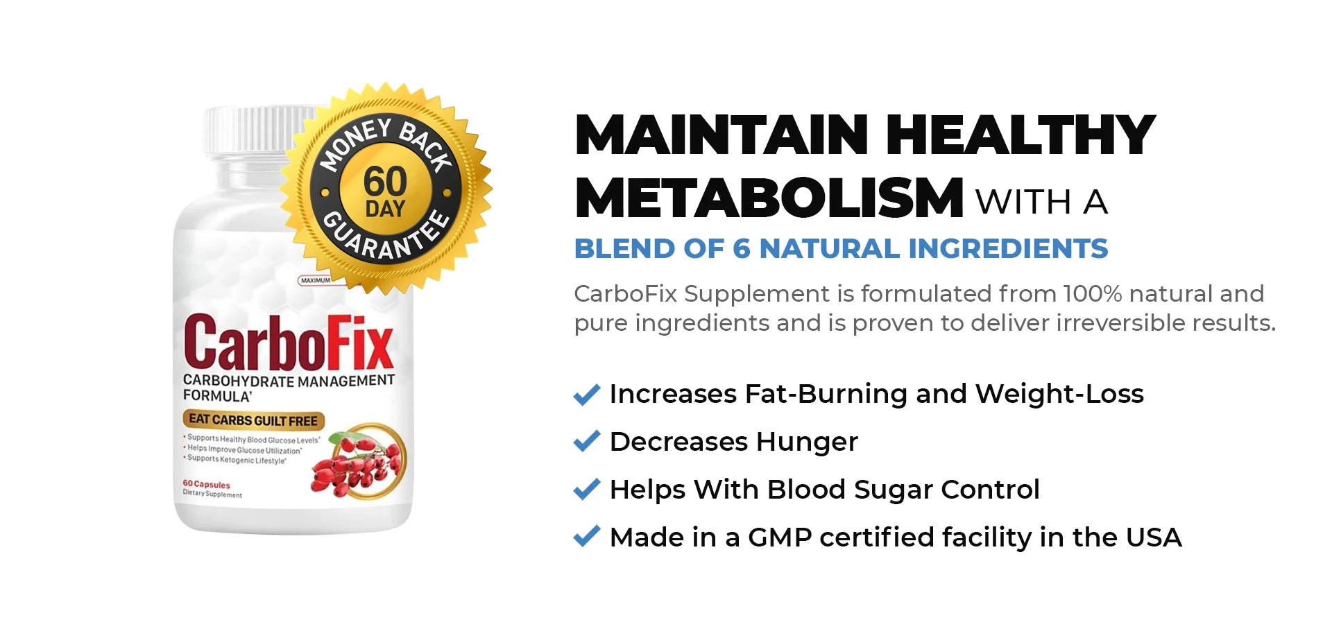 Carbofix Pills Supplement Tea Reviews Gold Solo Vida Carbo Fix (60 Capsules)