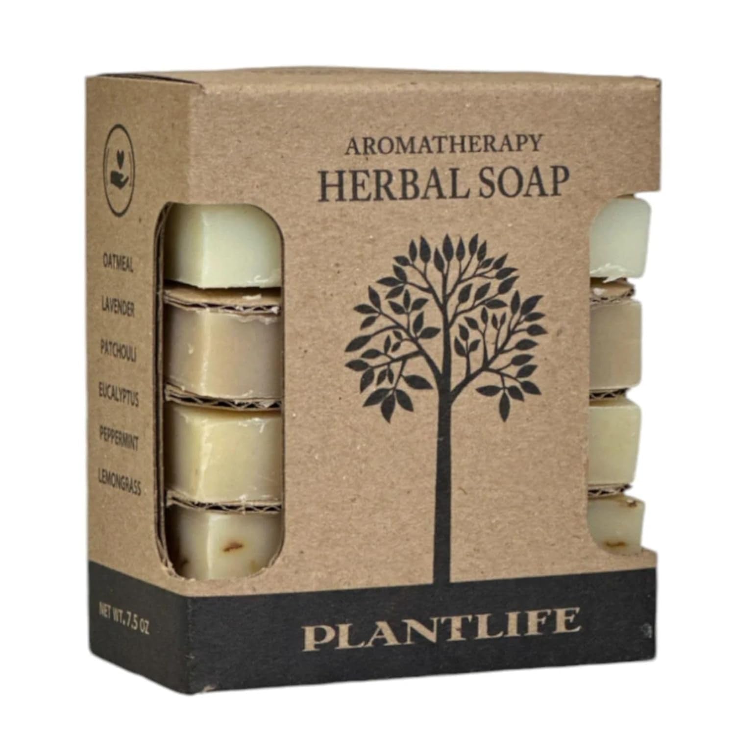 Herbal Soap Sampler Bar Soap - Moisturizing and Soothing Soap for Your Skin - Hand Crafted Using Plant-Based Ingredients - Made in California 4 Oz Bar