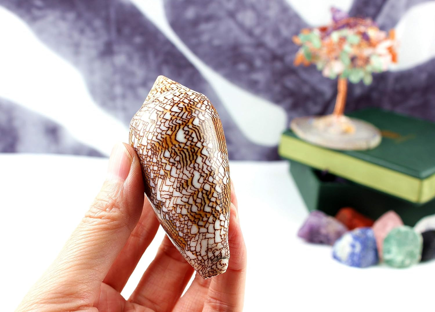 Iaibici Premium Grade Crystals Healing Chakra Stones, Tumbled Chakra Gemstones for Reiki Healing,Meditation,Energy Crystal Healing