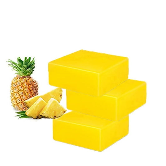 Yoni Soap Bars Wash, 100% Natural Pineapple Organic Yoni Bar Soap for Women Ph Balance, Moisturizing Care Soap with Foaming Net