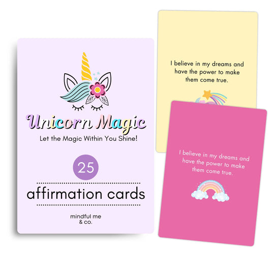 Affirmation Cards for Kids, Positive Daily Affirmations for Girls to Empower Confidence, a Positive Mindset & Attitude, Gifts for Girls