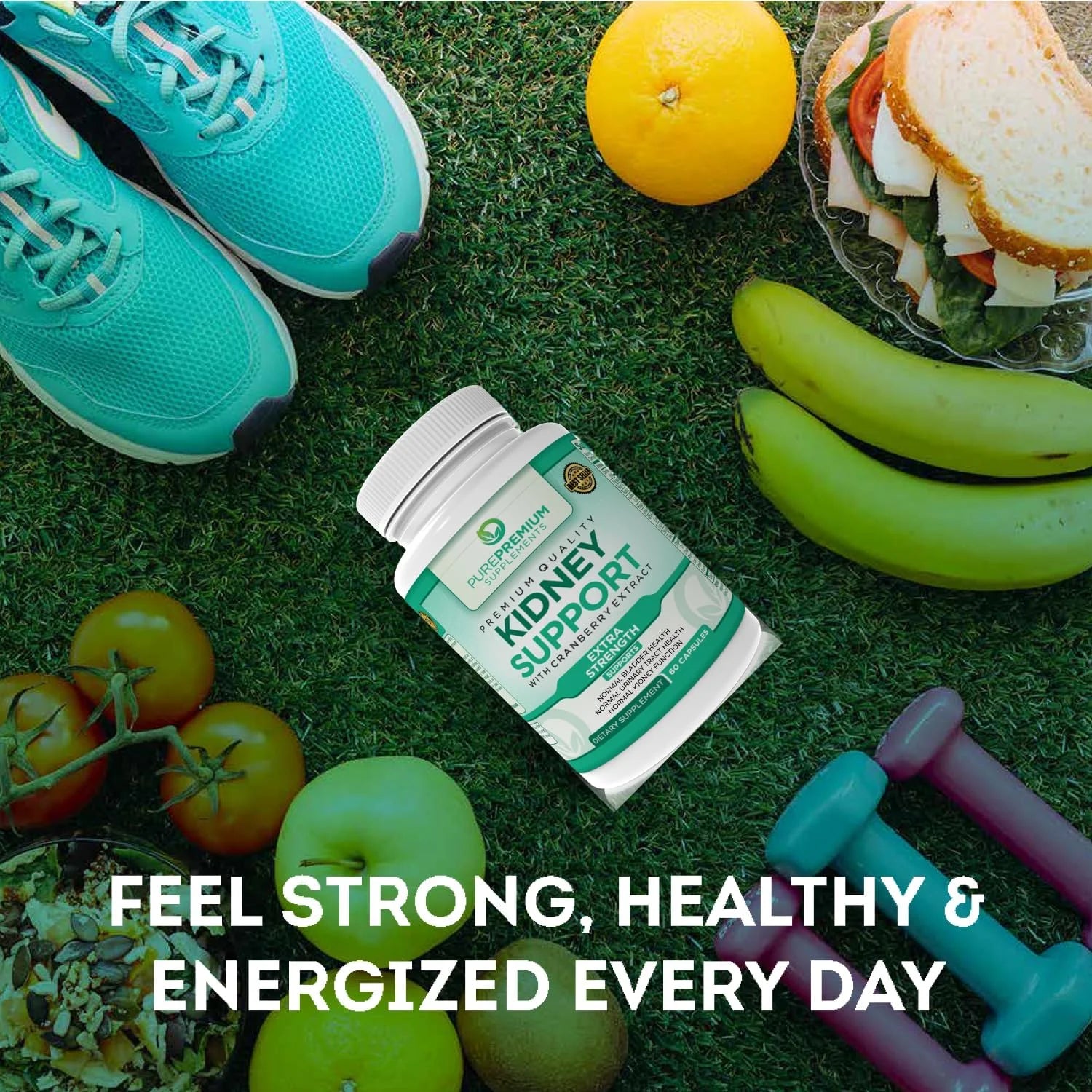 - Kidney Support with Cranberry Extract & Astragalus - Kidney Health Supplement for Urinary Tract, Bladder, Cleanse, Detox & Repair - 60 Cranberry Pills Women and Men