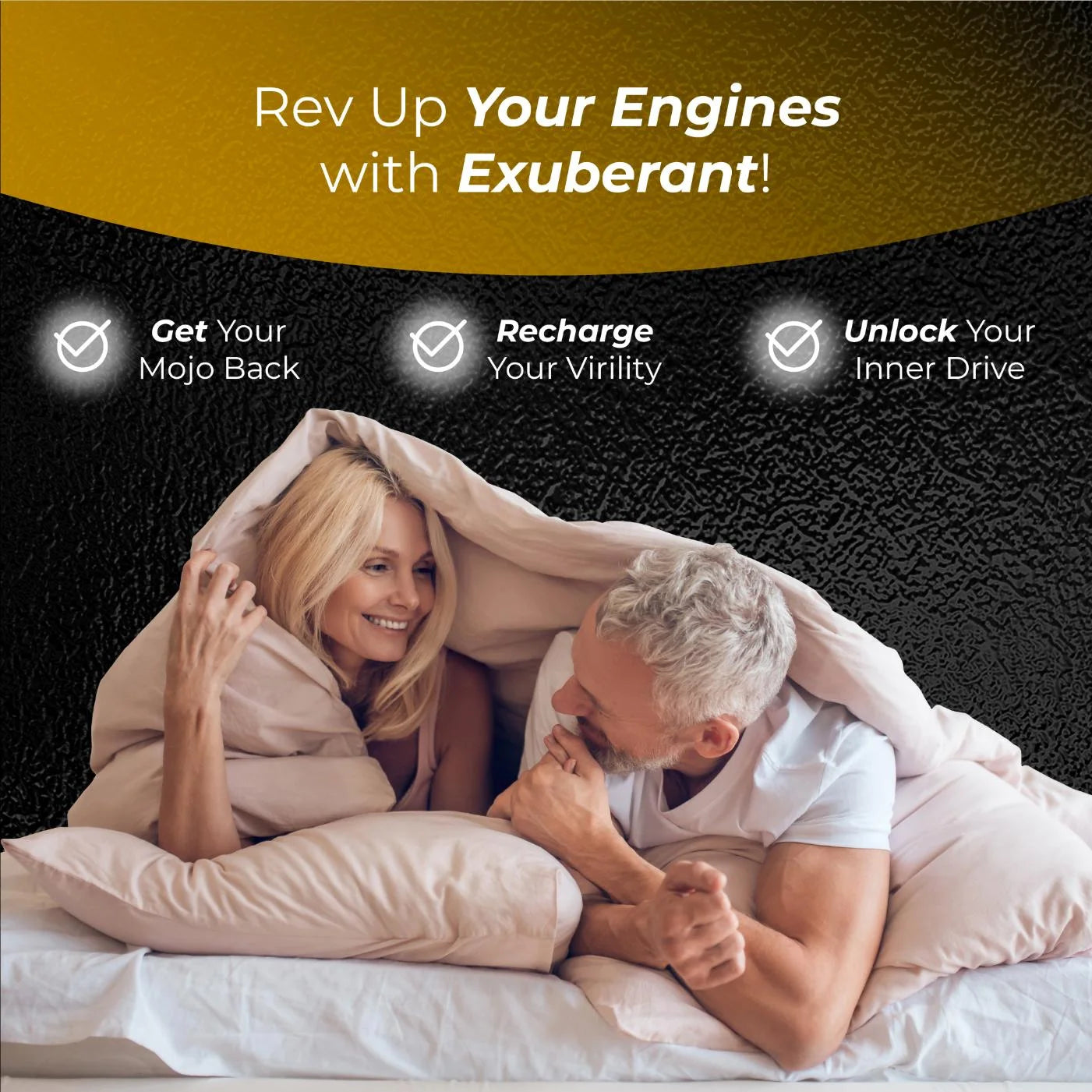 Exuberant Testosterone Booster for Men, Support Testo Level, Increase Energy, Promote Muscles, Bones and Mood by