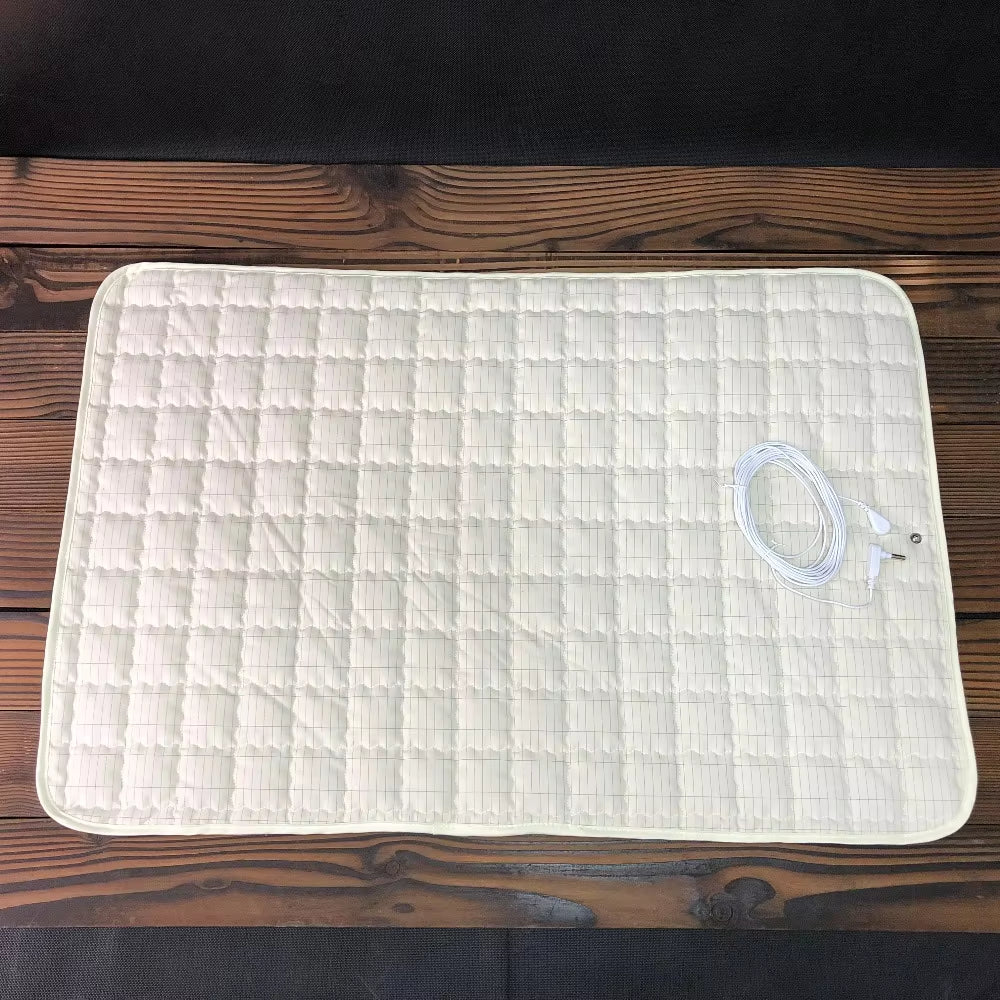 Grounding New Arrial  Throw Pad Seat Pad EMF Protection Conductive Mat 50*70Cm  Silver Plush Pad