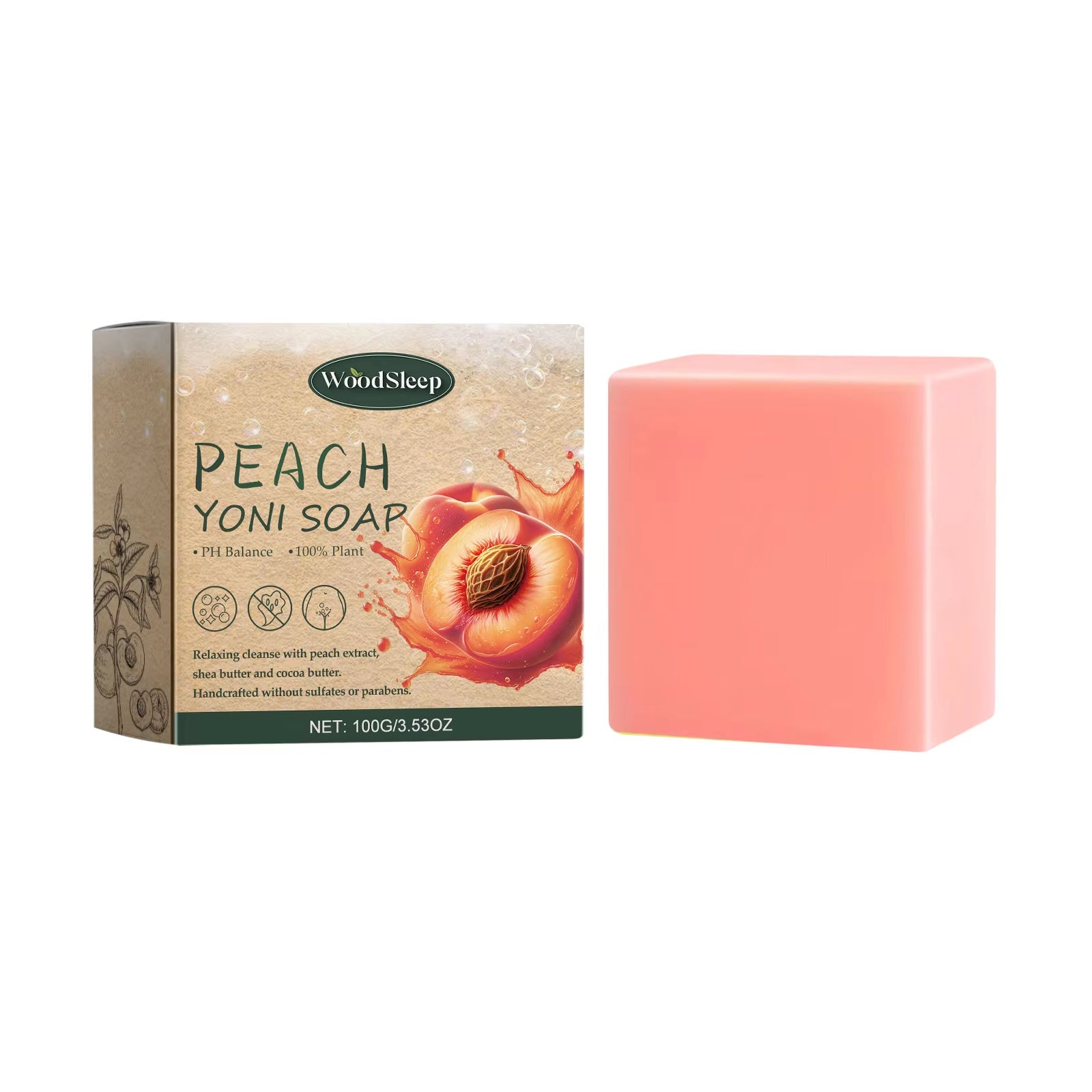 Female Wash Soap Yoni Vaginal Care Ph Balance Strawberry Remove Odor Deep Cleaning Moisturizing Brighten Private Parts Products