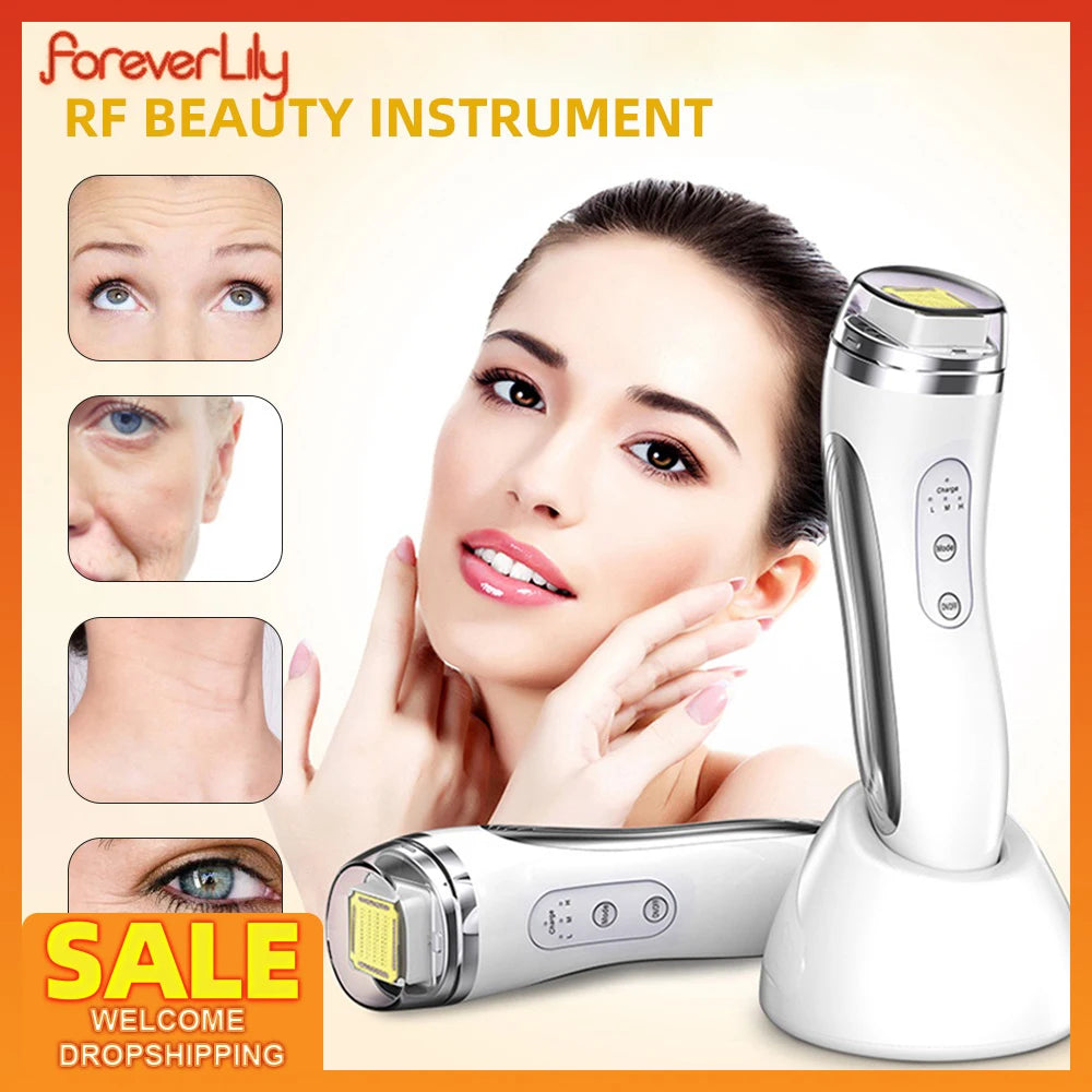 Radio Frequency Facial Lifting Machine Dot Matrix Wrinkle Removal Skin Tightening RF High Frequency Facial Care Device