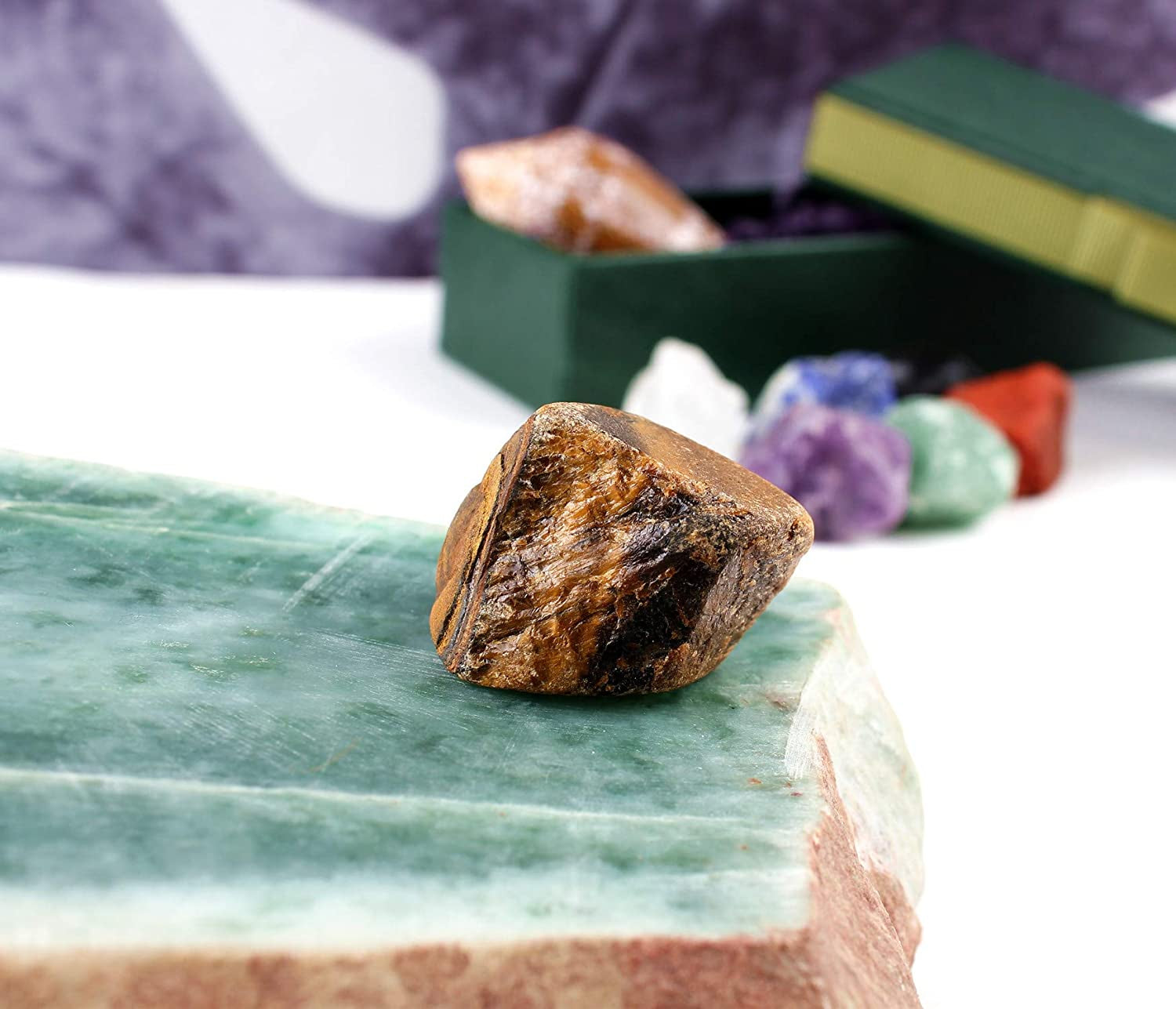 Iaibici Crystals Healing Set - Chakra Stones for Reiki Healing,Meditation,Energy Crystal Healing