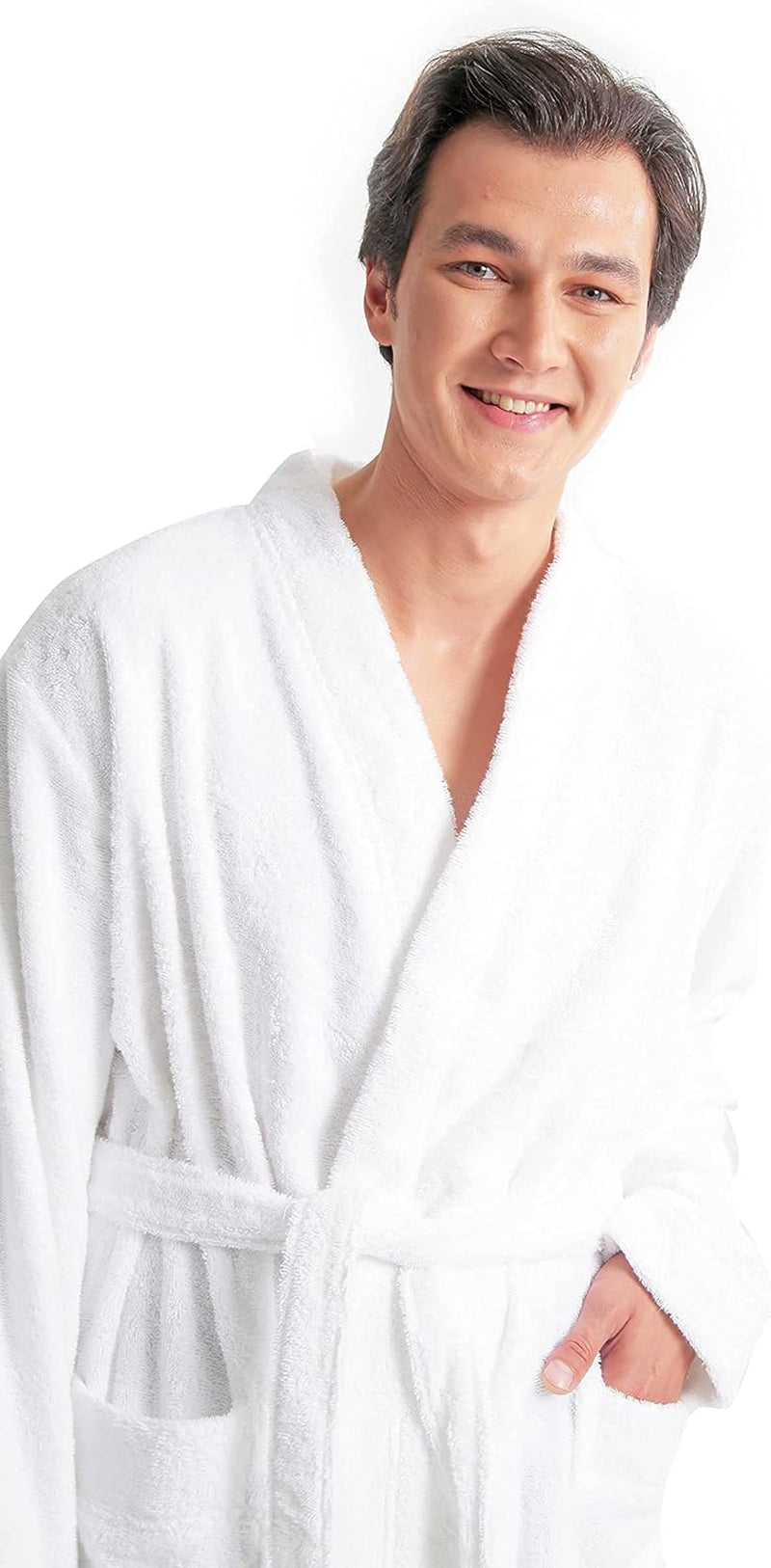 Terry Cloth Robes for Men 100% Natural Turkish Cotton Bathrobe for Men - Luxury Mens Robes in a Great Box