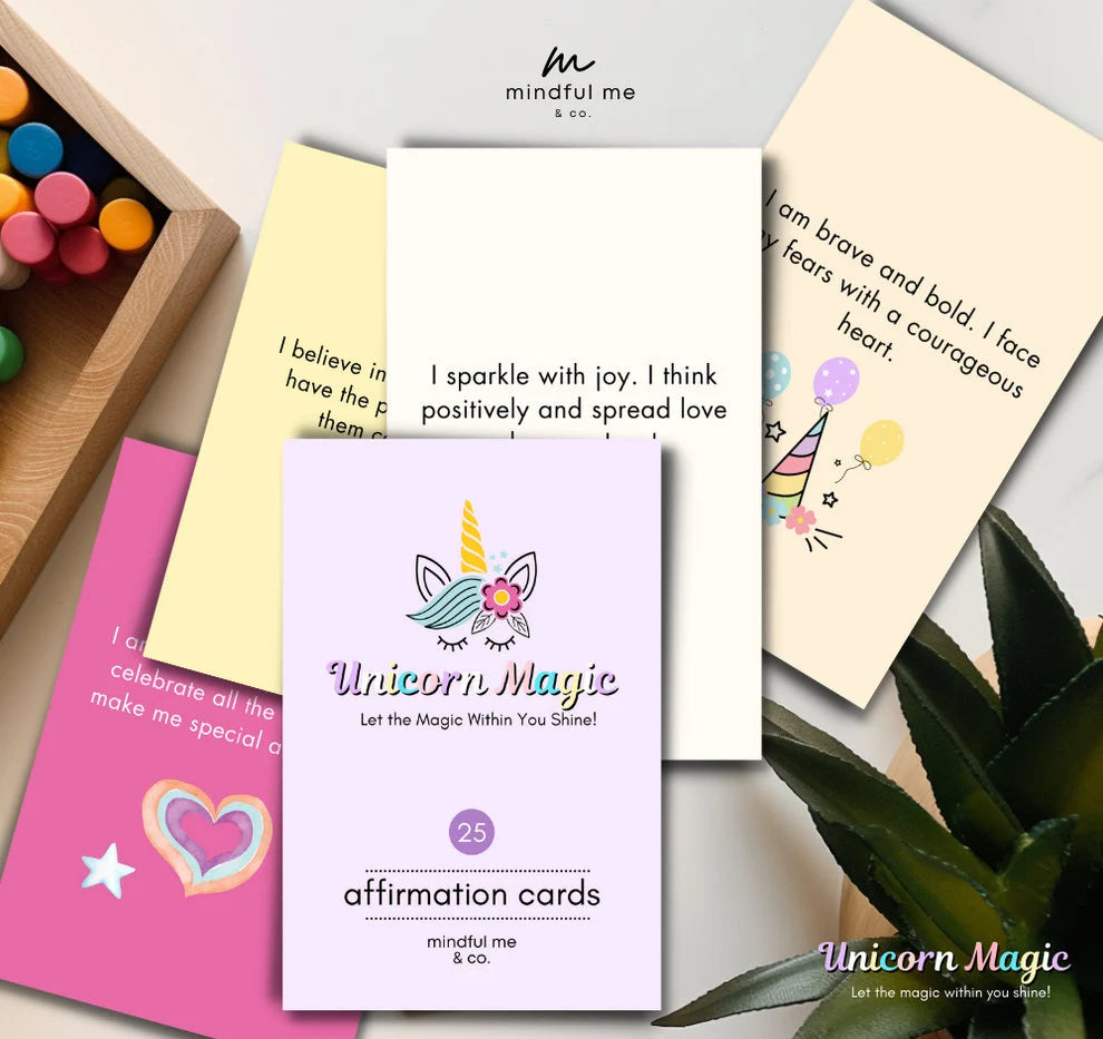 Affirmation Cards for Kids, Positive Daily Affirmations for Girls to Empower Confidence, a Positive Mindset & Attitude, Gifts for Girls