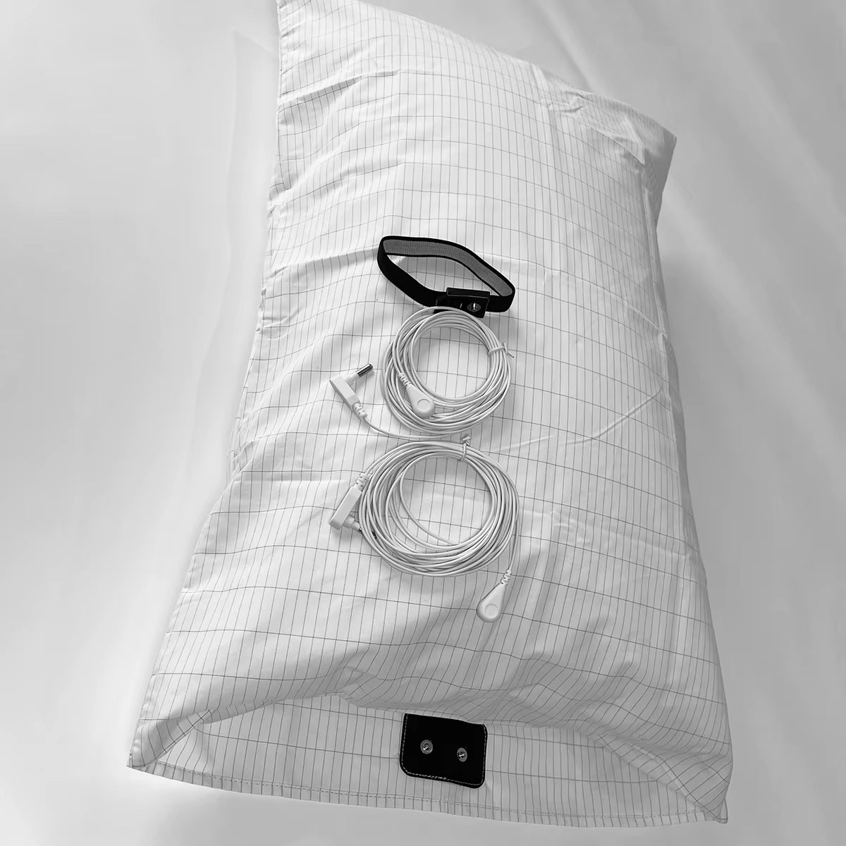 51X92Cm King Size Earthing Pillowcase Anti-Static Kits Silver Fiber Grounding Health Pillowslip EMF Protection for Better Sleep