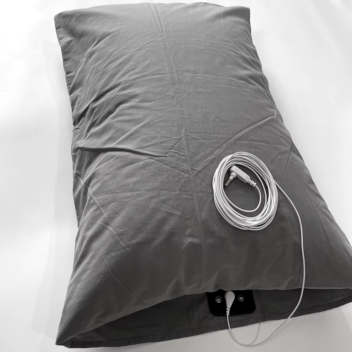 51X92Cm King Size Earthing Pillowcase Anti-Static Kits Silver Fiber Grounding Health Pillowslip EMF Protection for Better Sleep