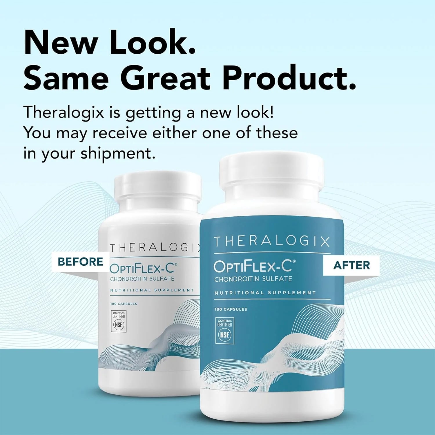 Optiflex-C Chondroitin Sulfate - 90-Day Supply - Chondroitin Supplement - Support Healthy Joint Function and Mobility - Joint Support Supplement for Women & Men -NSF Certified- 180 Capsules