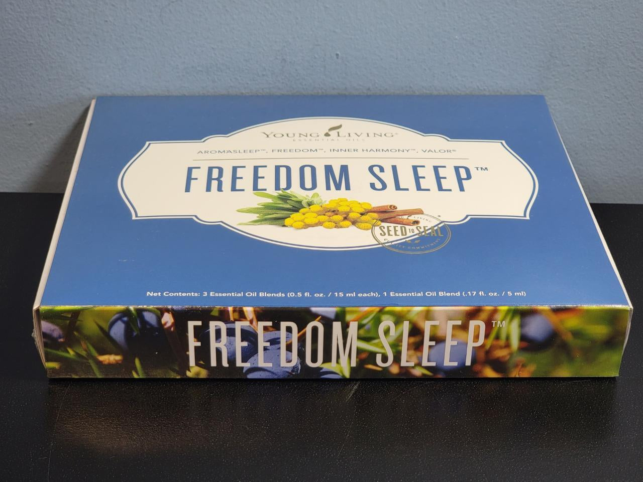 Young Living Freedom Sleep Set - 4 Essential Oil Blends Kit - New / Sealed!