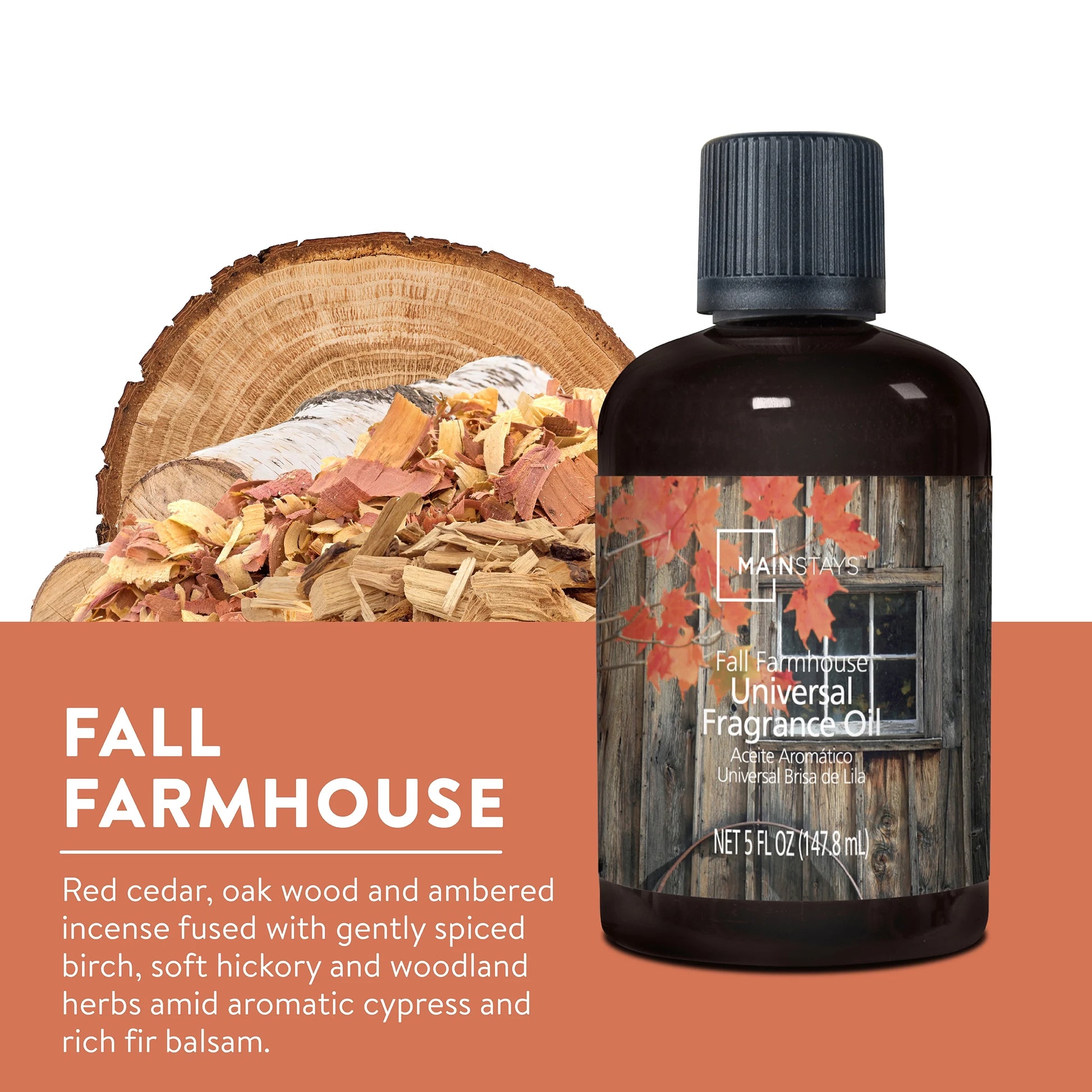 (2 Pack)  Universal Fragrance Oil, Fall Farmhouse, 5 Fl Oz