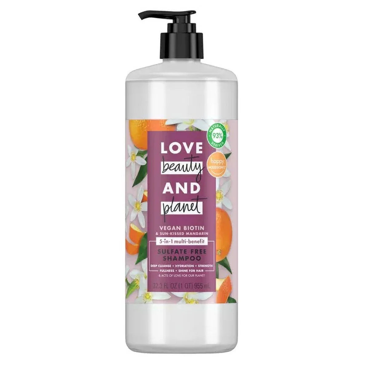 Nourishing Daily Shampoo for All Hair Types, Sun-Kissed Mandarin, 13.5 Fl Oz