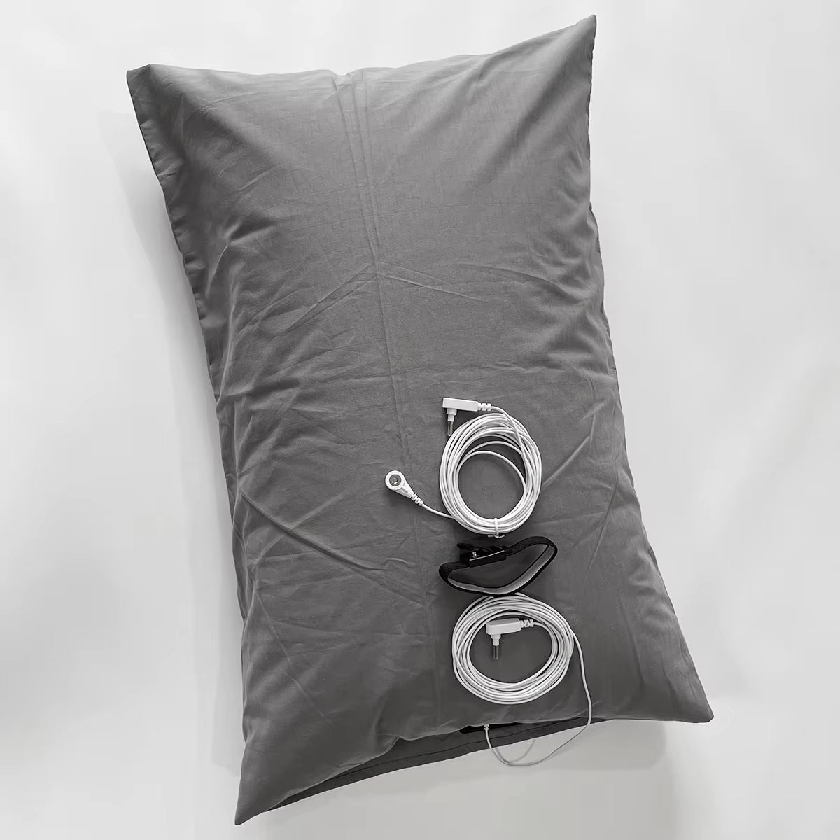 51X92Cm King Size Earthing Pillowcase Anti-Static Kits Silver Fiber Grounding Health Pillowslip EMF Protection for Better Sleep