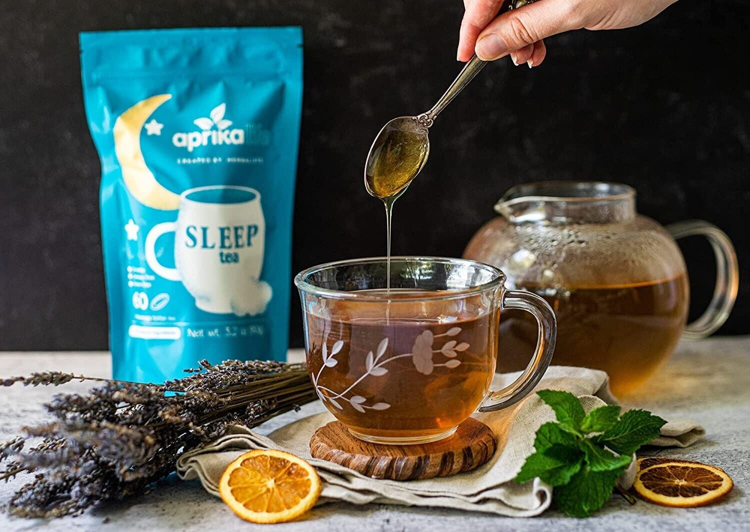 Bedtime Tea - Sleep Tea Bags, 100% Natural Herbal Tea, 60 Bags, USA Seller