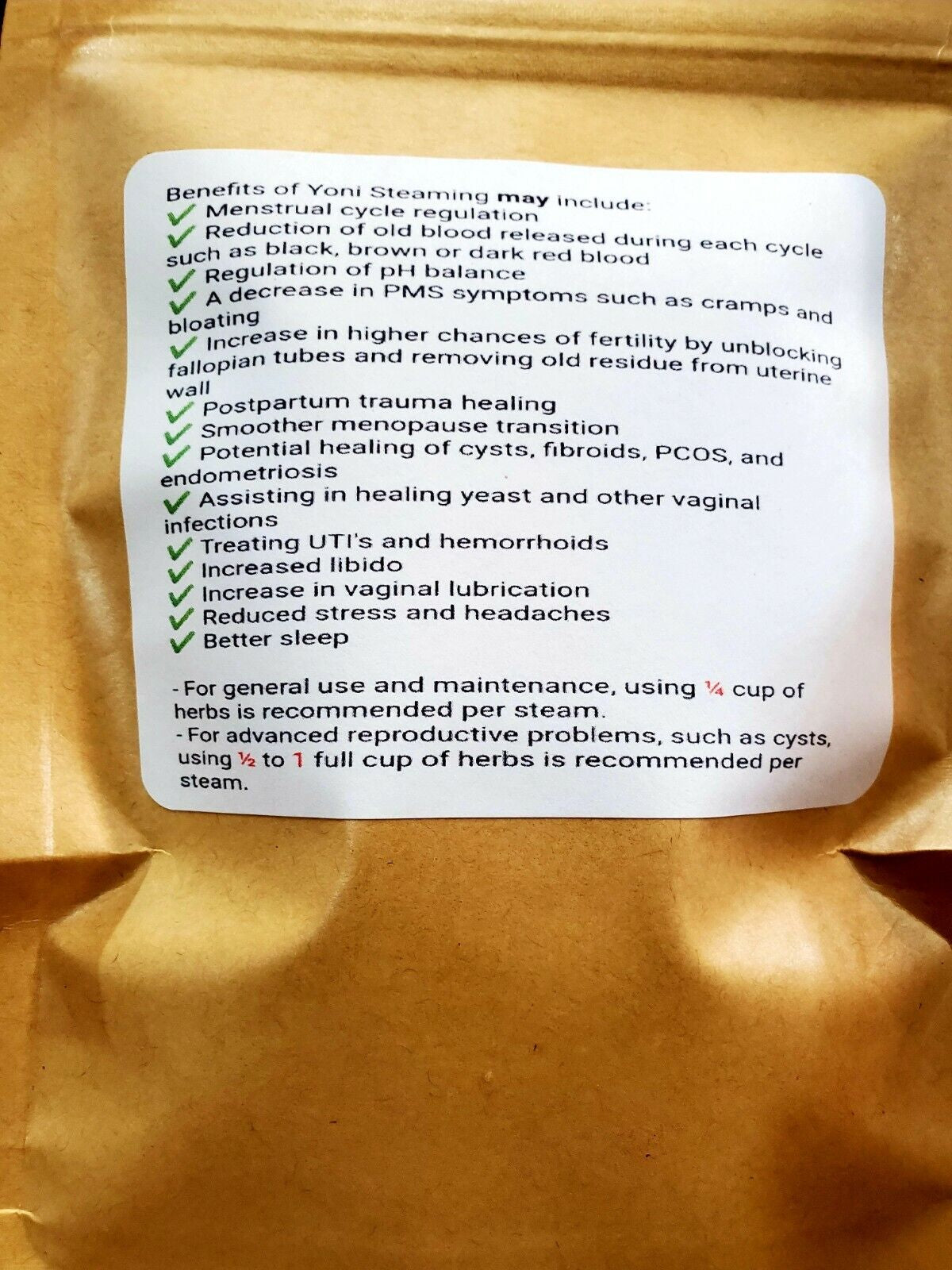 Yoni Steam Herbs V Steam Detox Vaginal Therapy,Postpa