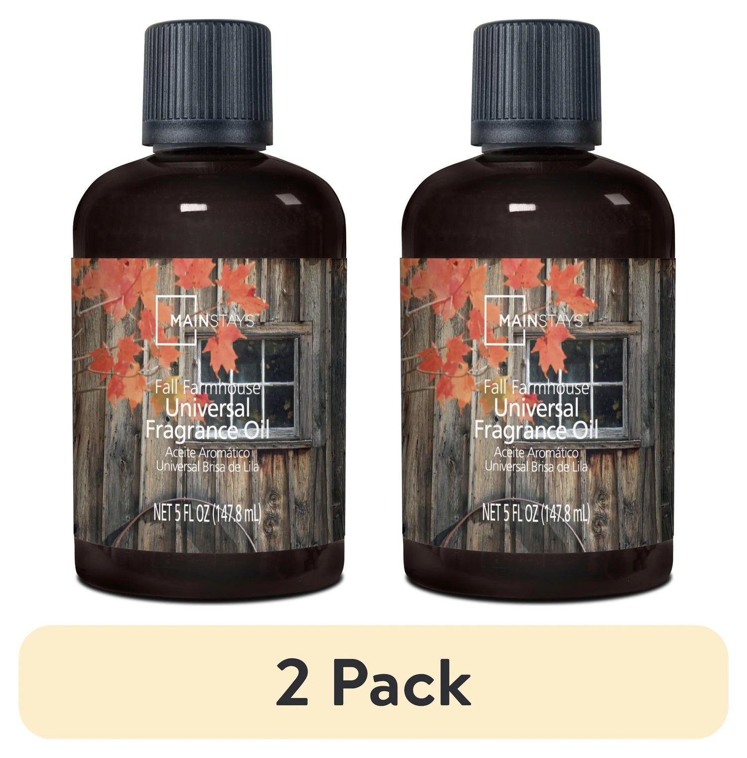(2 Pack)  Universal Fragrance Oil, Fall Farmhouse, 5 Fl Oz