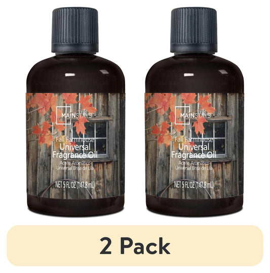 (2 Pack)  Universal Fragrance Oil, Fall Farmhouse, 5 Fl Oz