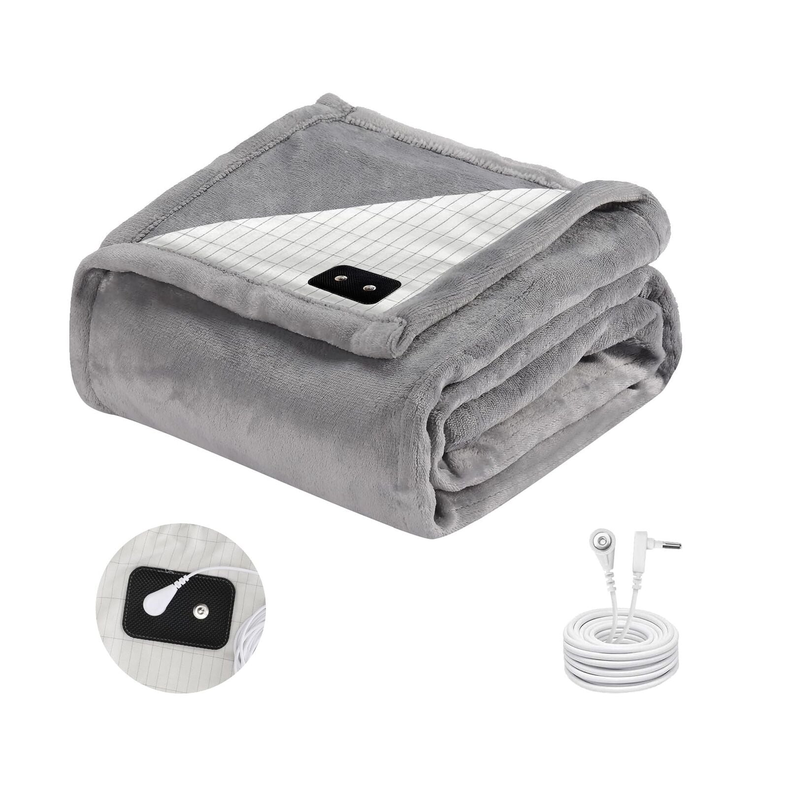 CISSIYOG Grounding Blanket 60X82 Inch, Grounding Throw for Bed Grounding Shee...