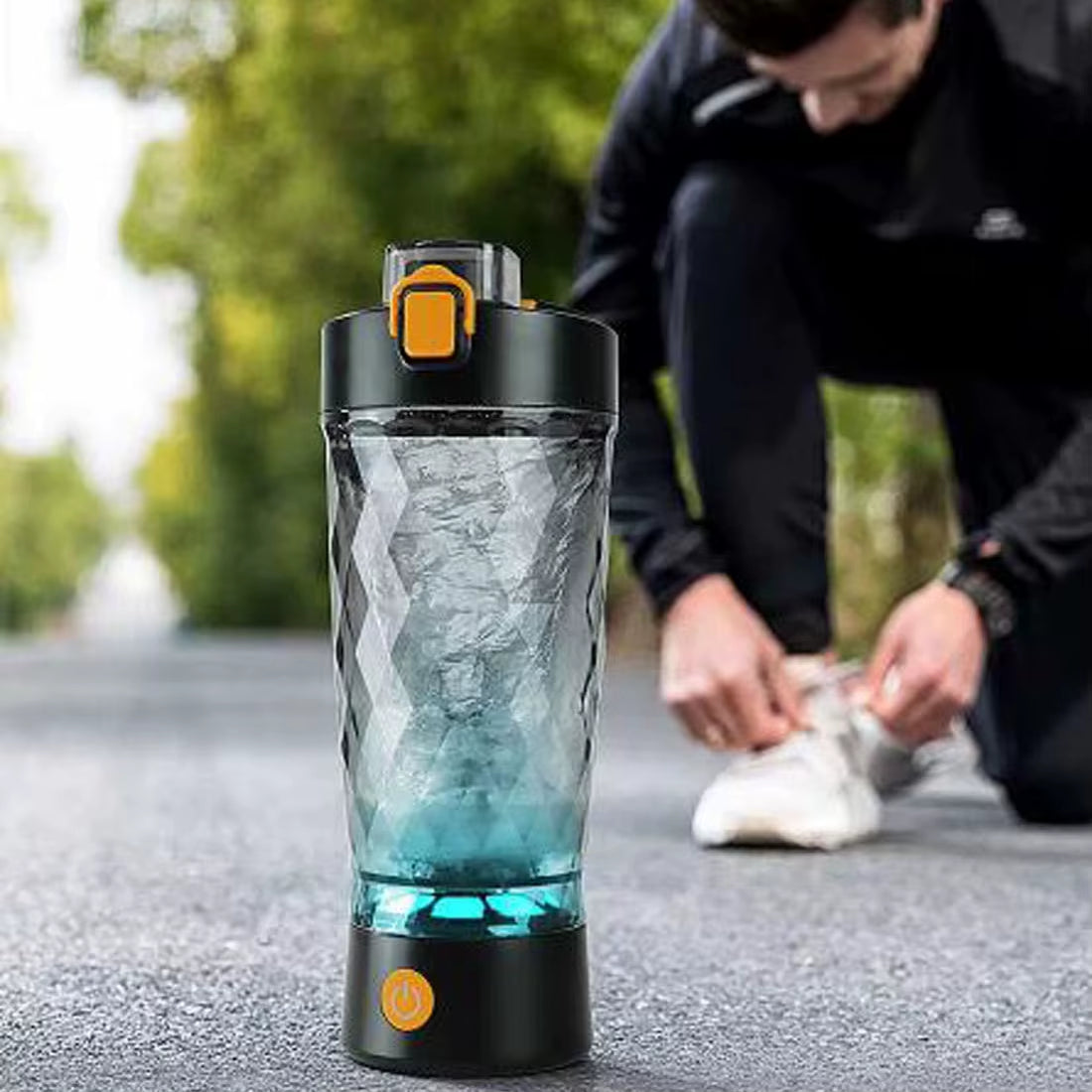 650Ml Electric Protein Powder Mixing Cup Automatic Shaker Bottle Mixer Shake Bottle Milk Coffee Blender Kettle Fro Gym Outdoor