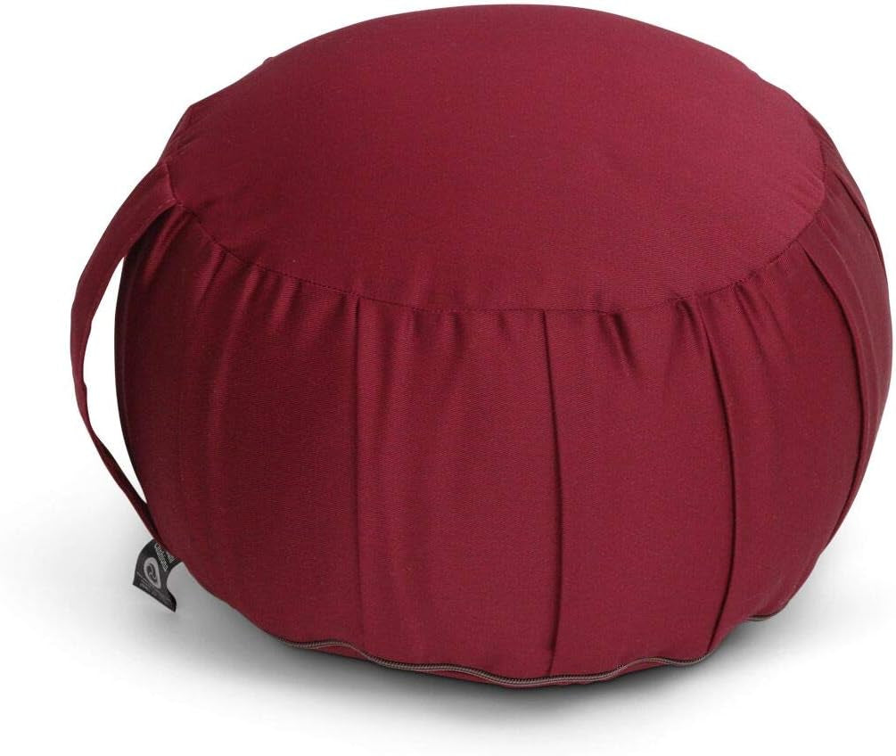 Zafu Meditation Cushion, No Cover - (Burgundy)