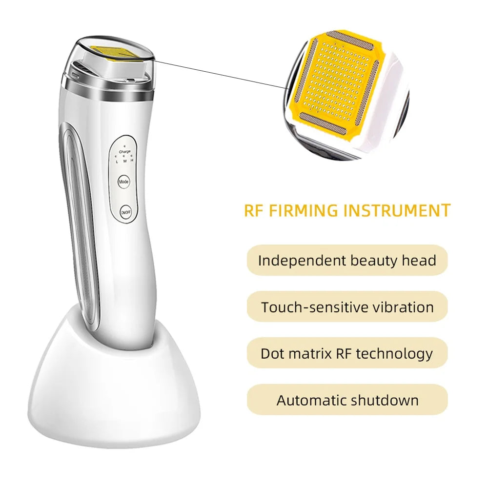 Radio Frequency Facial Lifting Machine Dot Matrix Wrinkle Removal Skin Tightening RF High Frequency Facial Care Device