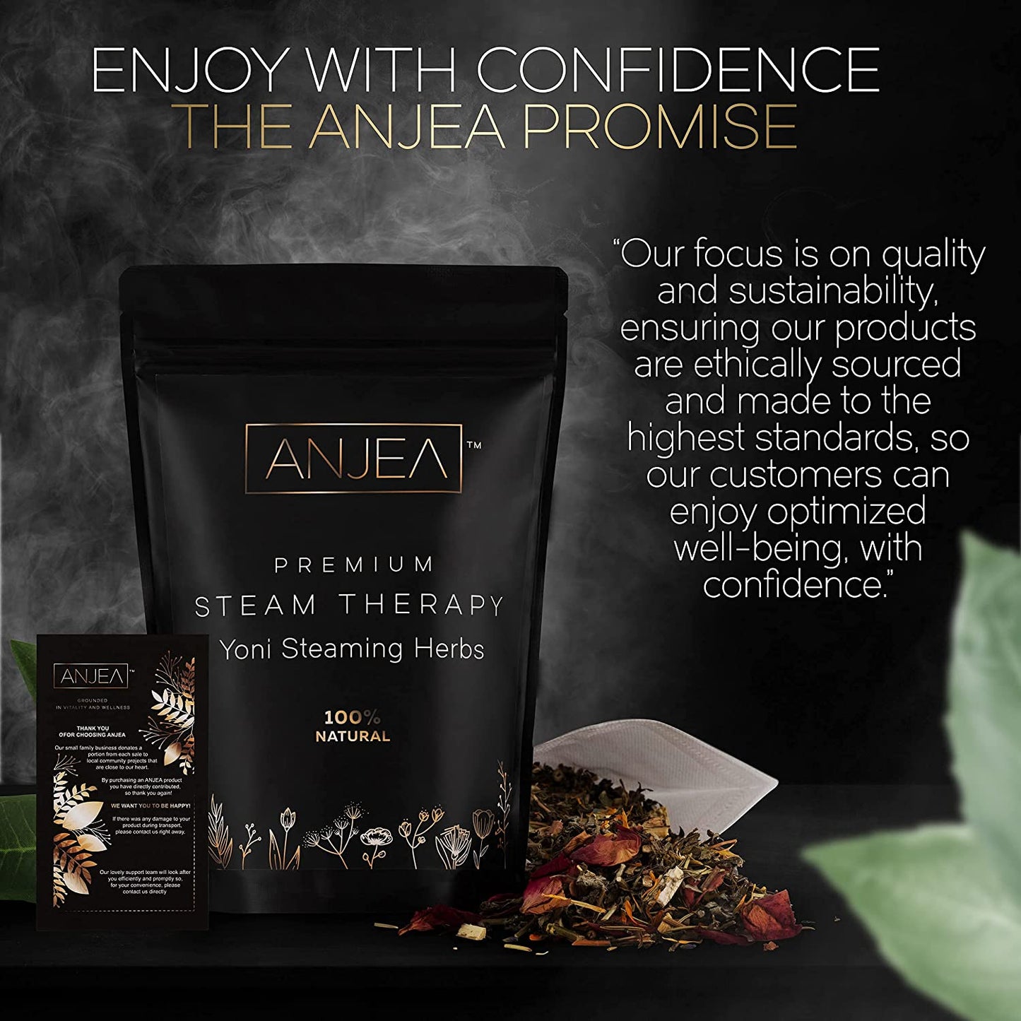Yoni Steaming Herbs 4 Oz (4-8 Steams), Vsteam Herbs for Cleansing and Tightening, Natural V Steam Herbs for V Steam Seat Kit, Herbal Sitz Bath Soak, Feminine Wash, Filter Bags Included