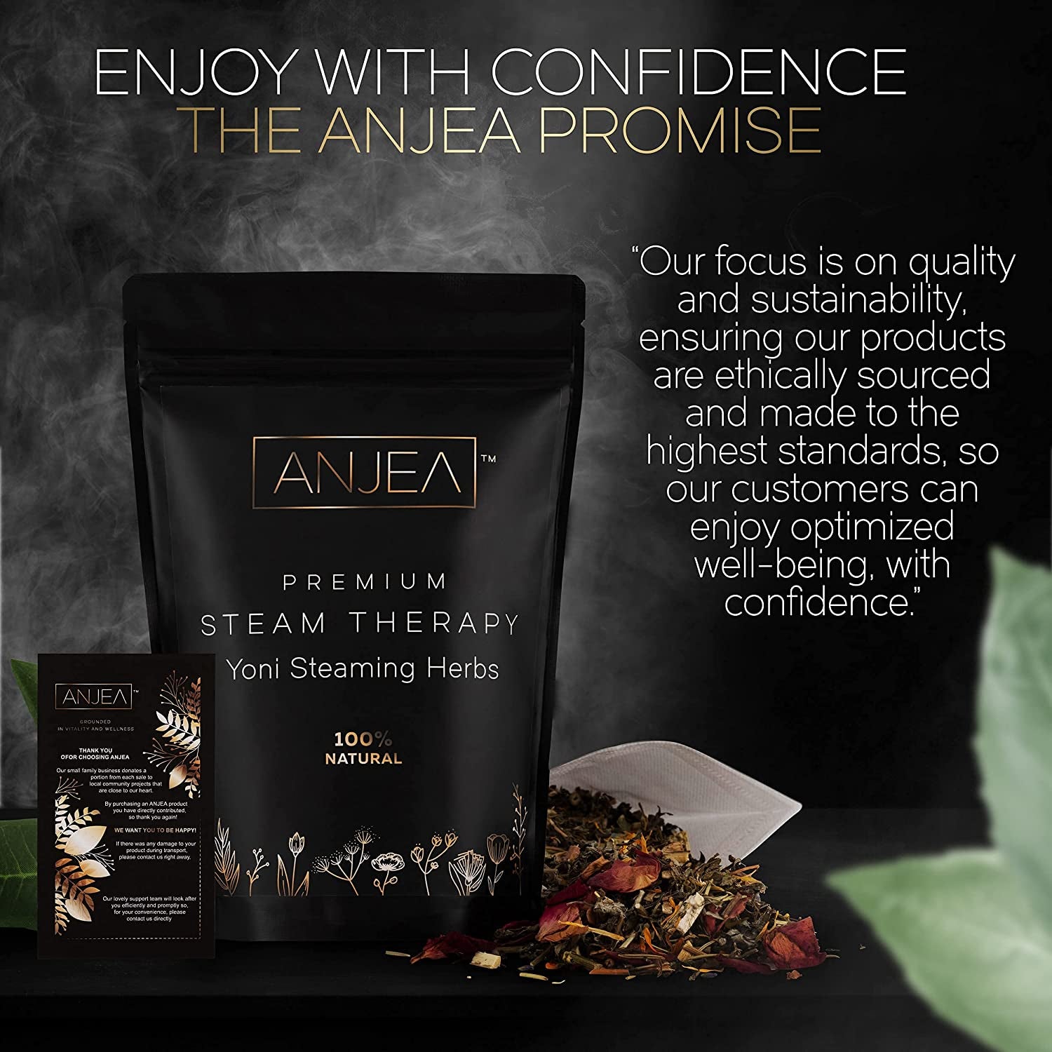 Yoni Steaming Herbs 4 Oz (4-8 Steams), Vsteam Herbs for Cleansing and Tightening, Natural V Steam Herbs for V Steam Seat Kit, Herbal Sitz Bath Soak, Feminine Wash, Filter Bags Included