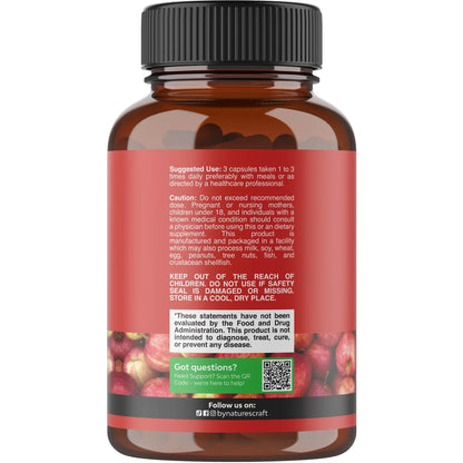 Apple Cider Vinegar Weight Loss Supplement Natural Detox Fat Burner Diet Pills Digestion Support Fast Acting Metabolism Booster Best Appetite Suppressant for Men and Women 90 Capsules