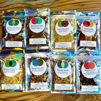 1/2Oz Apothecary Bulk Herb Bags a - Z Organic Herbs Pesticide & Additive Free