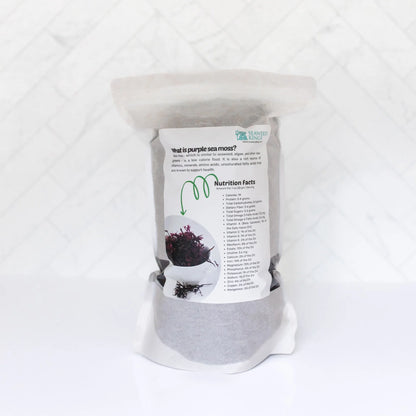 Purple Irish Sea Moss 100% Wildcrafted & Natural Chondrus Crispus - Organic Raw | Best Sea Moss for Gel & Smoothies | Vegan Diet, Clean & Sun Dried by  No GMO - 1, 2 and 5 Lbs