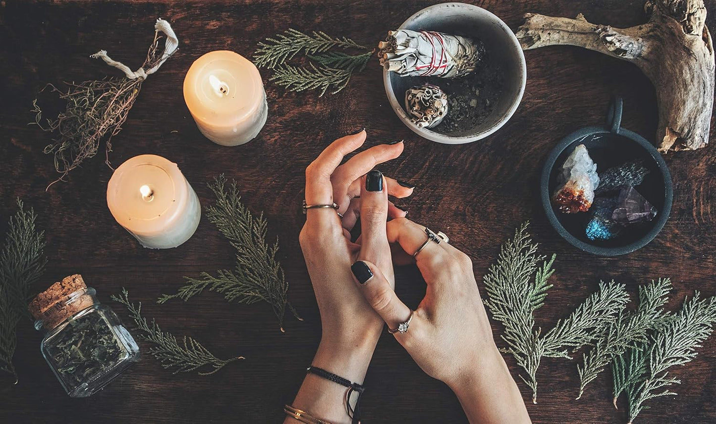 New Smudge Kit with Sage, Turkey and Peacock Feather, Unique Homecrafted Energy Cleansing Clearing Spiritual Practice House Smudging - Detailed Instructions for Beginners (Green)