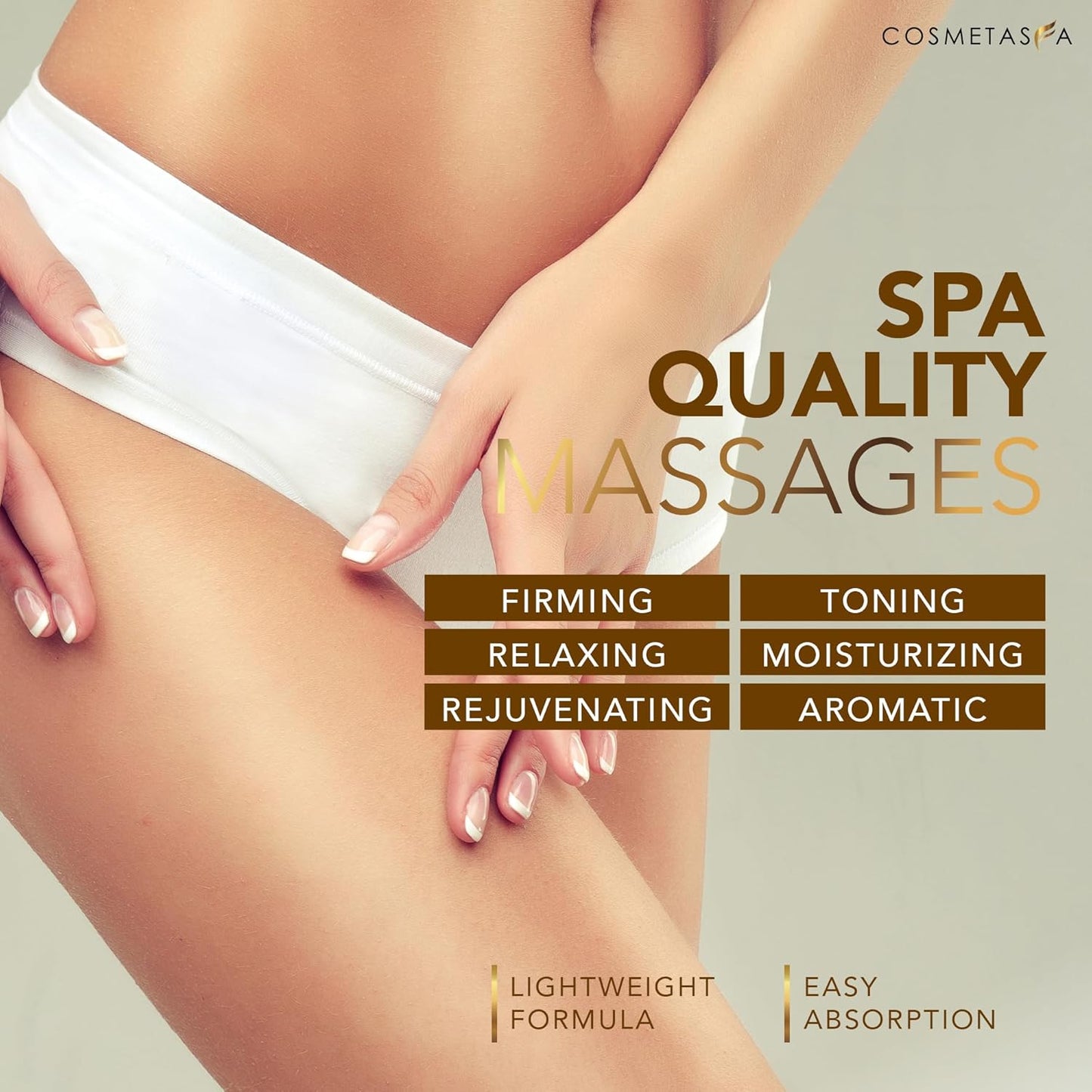 Large Cellulite Massage Oil with Collagen & Stem Cells- 100% Natural Cellulite Oil, Highly Absorbable, Deeply Penetrates the Skin- Firms, Tones, Tightens & Moisturizes Skin by  (16.9 Oz)