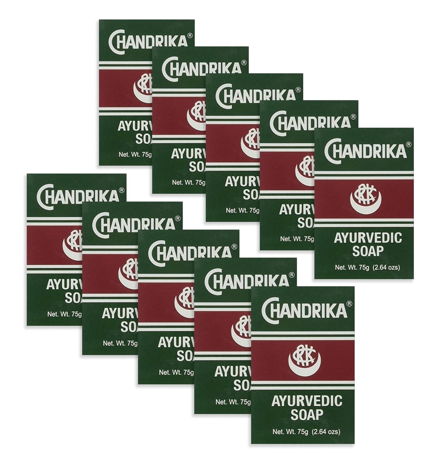 Ayurvedic Herbal Soap Pack of 10 Skin Cleaning Agent 264 Ounces