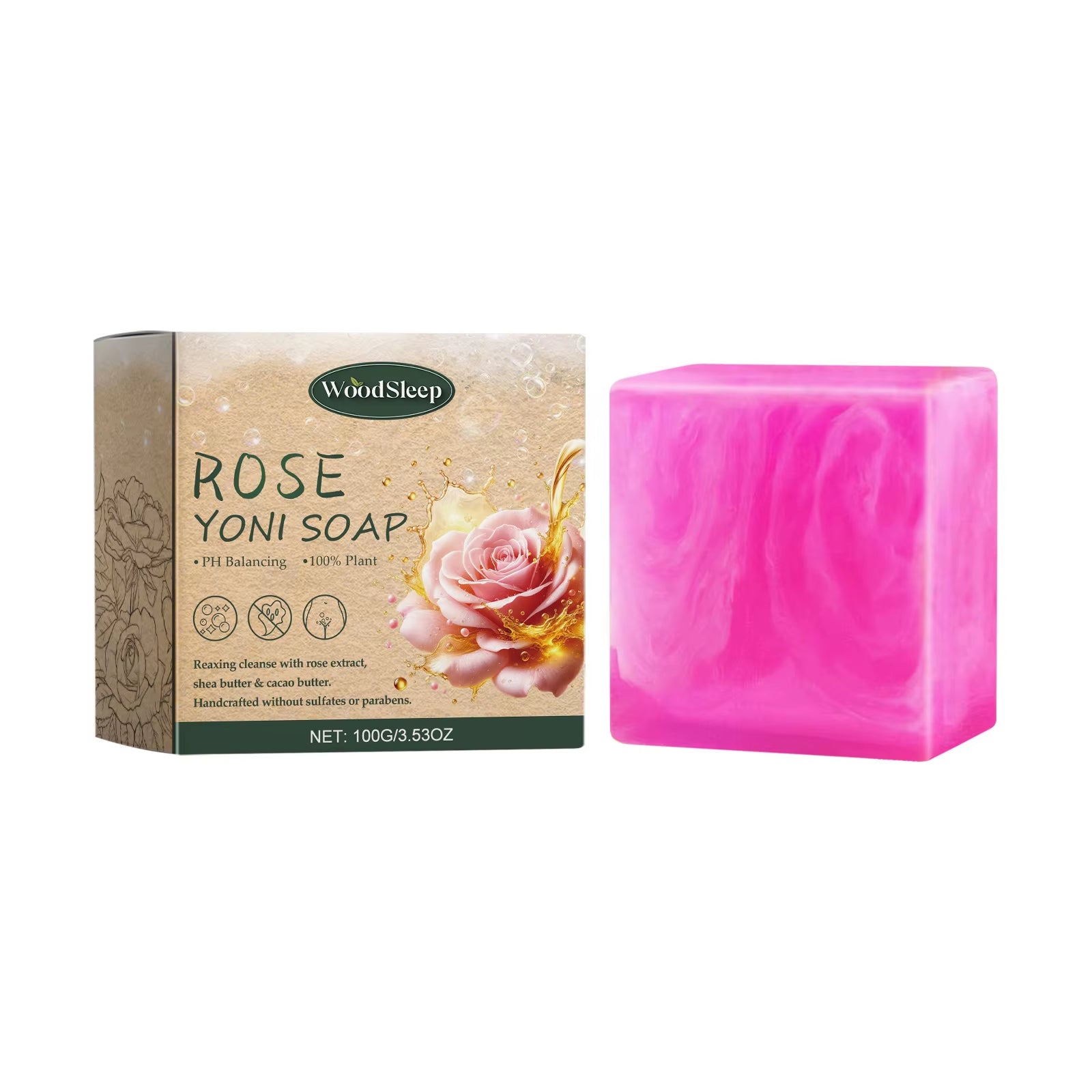 Female Wash Soap Yoni Vaginal Care Ph Balance Strawberry Remove Odor Deep Cleaning Moisturizing Brighten Private Parts Products
